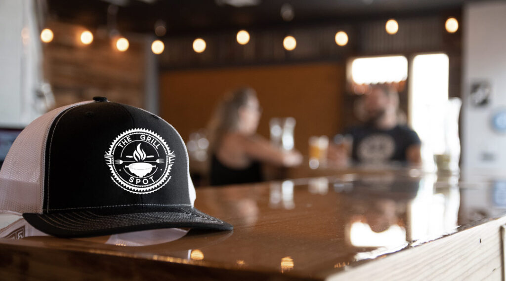 Branded cap for restaurant 