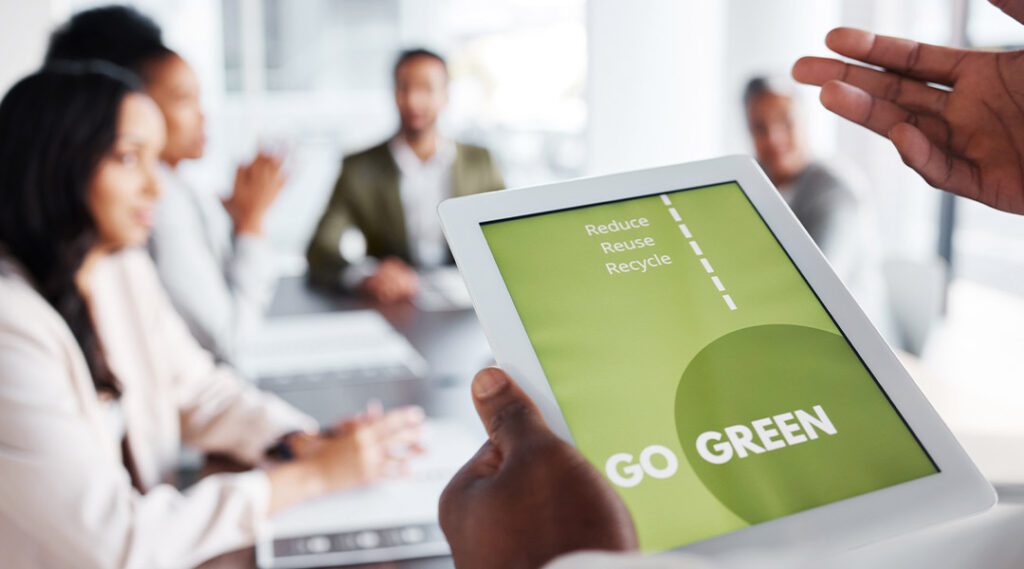 Green initative in meeting 