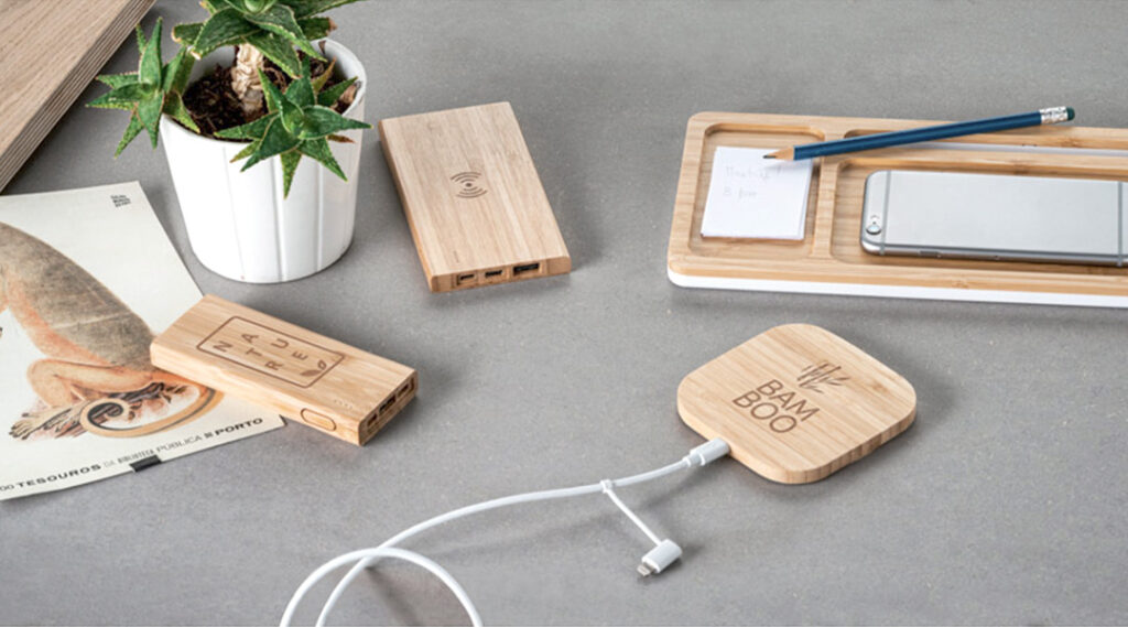 Sustainable, branded bamboo merchandise
