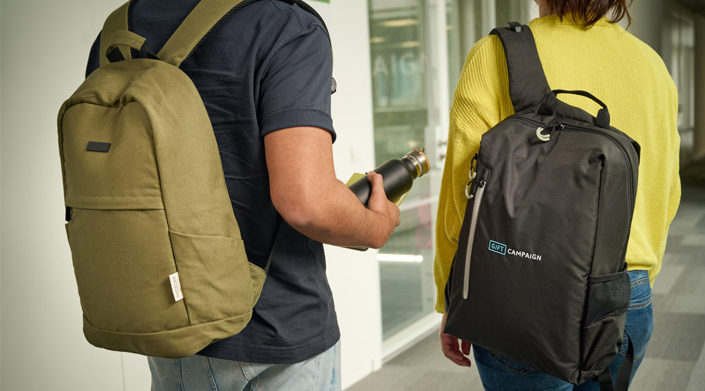 Backpacks with Gift Campaign logo 