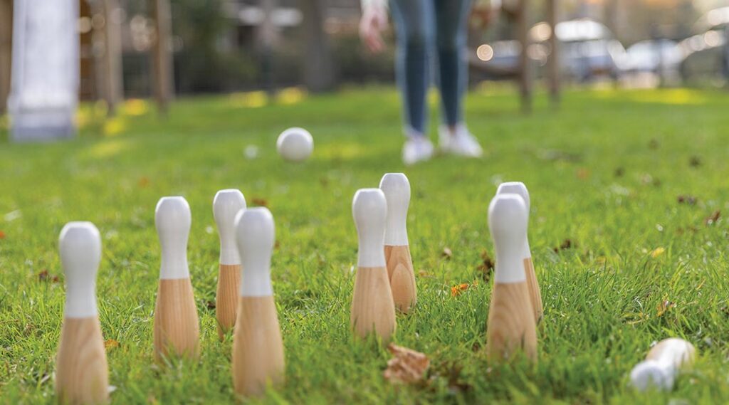 Branded games outside
