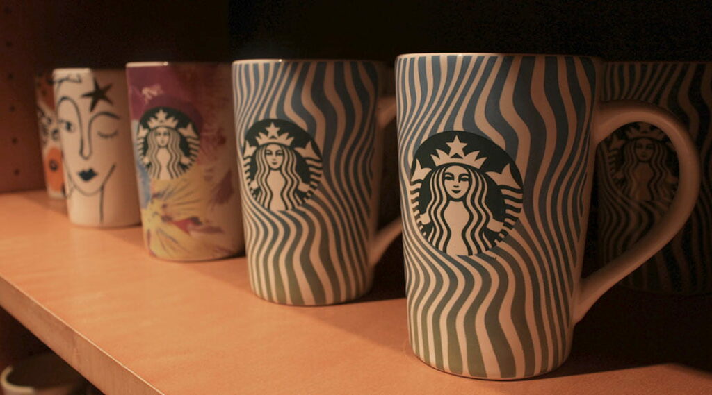 Starbucks mugs