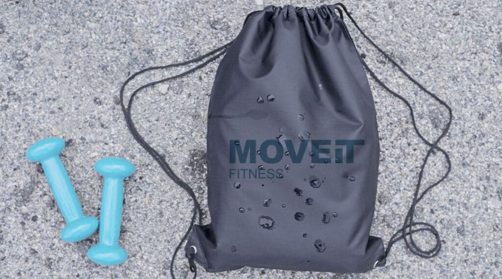 Branded drawstring bag