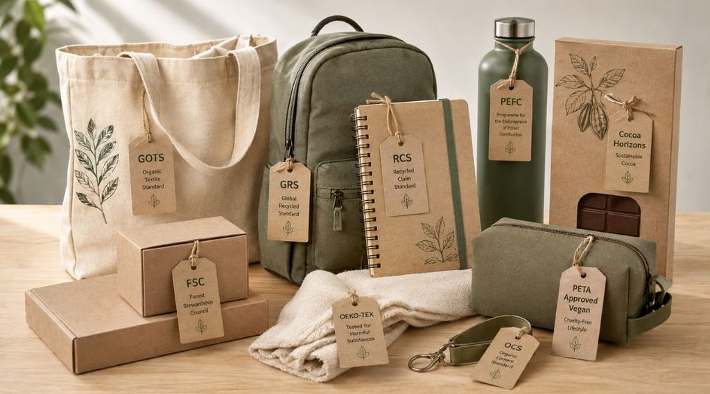 Branded goods with certifications