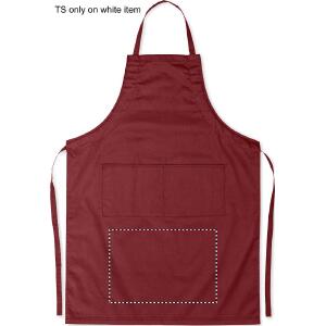 Front below pocket