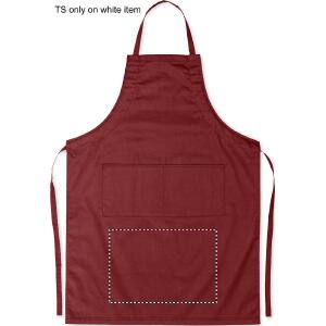 Front below pocket