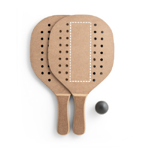 One paddle, on one side