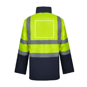 Reflective coat back 6076