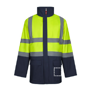 Reflective coat back 6076