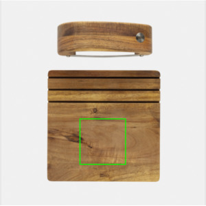 wooden base