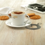White porcelain cappuccino cup with saucer, 160 ml white colour main ambient view