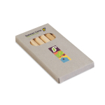 Printable box of 6 coloured pencils, Essential multicolour colour fifth main view