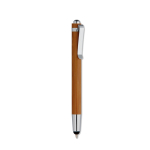 Ecological set with bamboo ballpoint pen and pencil wood colour fifth view