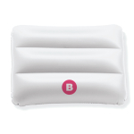 Comfortable, inflatable, beach air cushion white colour main view