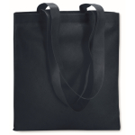 Affordable non-woven bag in attractive colours, 80 g/m2 navy-blue colour