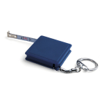 Square keyring with measuring tape, 1M