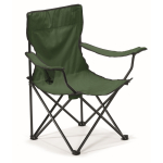 Folding camping chair made of polyester, printed with logo