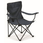 Folding camping chair made of polyester, printed with logo