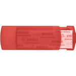 Plastic box with 5 small-format plasters as a promotional item third view