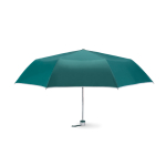 Manual opening & closing umbrella with handle and matching strap, Ø98 green colour