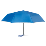 Manual opening & closing umbrella with handle and matching strap, Ø98 royal blue colour