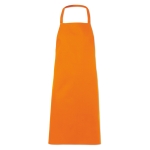 Cooking apron made from 100% cotton, 180 g/m2 orange colour fourth view