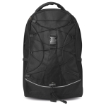 Backpack with coloured rope for hiking black colour second view