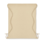 Non-woven drawstring bag, 80 g/m2 ivory colour second view
