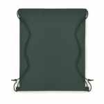 Non-woven drawstring bag, 80 g/m2 dark green colour second view