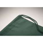 Non-woven drawstring bag, 80 g/m2 dark green colour second photographic view