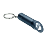 Keyring with multifunctional flashlight navy-blue colour eighth view