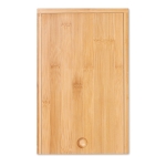 Wine and cheese set for connoisseurs in a bamboo box wood colour second view