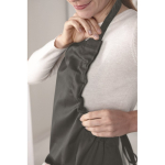 Kitchen apron with front pockets, adjustable neck strap, 190 g/m2 dark grey colour third ambient view