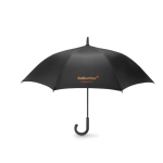 Windproof umbrella with automatic opening ,190T, Ø102 black colour main view