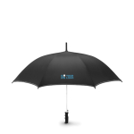 Stormproof umbrella, 190T silk for a high-quality gift, Ø102 white colour view with print area