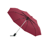 Wind-resistant folding automatic umbrella, Ø 97 burgundy colour
