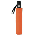 Wind-resistant folding automatic umbrella, Ø 97 orange colour