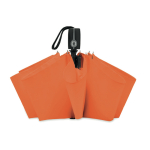 Wind-resistant folding automatic umbrella, Ø 97 orange colour