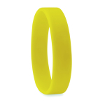 Silicone wristband, fast delivery in 6 yellow colour