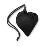 Foldable shopping bag, for promotions in polyester, 210D black colour second view
