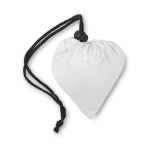 Foldable shopping bag, for promotions in polyester, 210D white colour second view