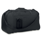 Sports bag with adjustable carrying strap black colour second view