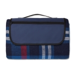 Acrylic picnic blanket for summer events, foldable blue colour
