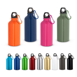 Small aluminium bottle in bright colours, 400ml various colours