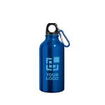 Small aluminium bottle in bright colours, 400ml main view