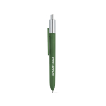 Affordable ballpoint pen with chrome tip and blue ink main view