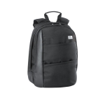 Elegant laptop backpack with padded lining ,15.6'' black colour image with logo