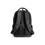 Waterproof laptop backpack with padded backrest, 17'' black colour second view