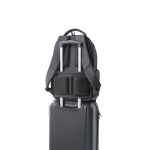 Waterproof laptop backpack with padded backrest, 17'' grey colour third view