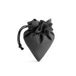 Shopping bag made of 190T polyester, Raspberry black colour